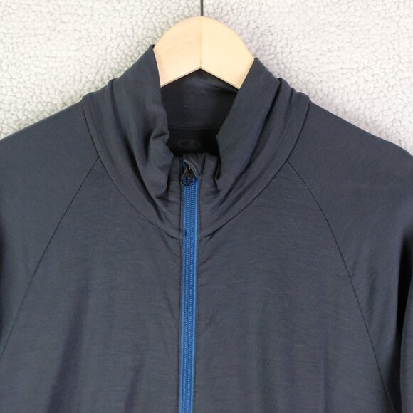 Icebreaker Jacket Mens Large Full Zip Merino Wool Lightweight Outdoors Damaged - Picture 2 of 10